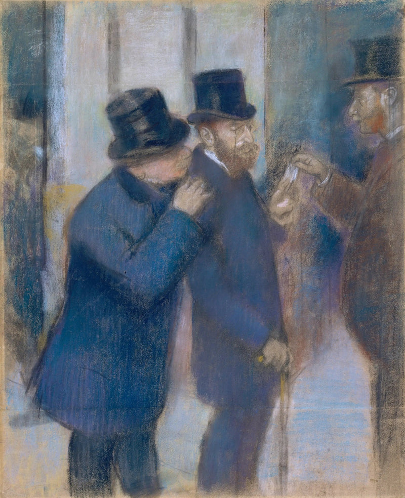 Porträtt på Börsen - Edgar Degas