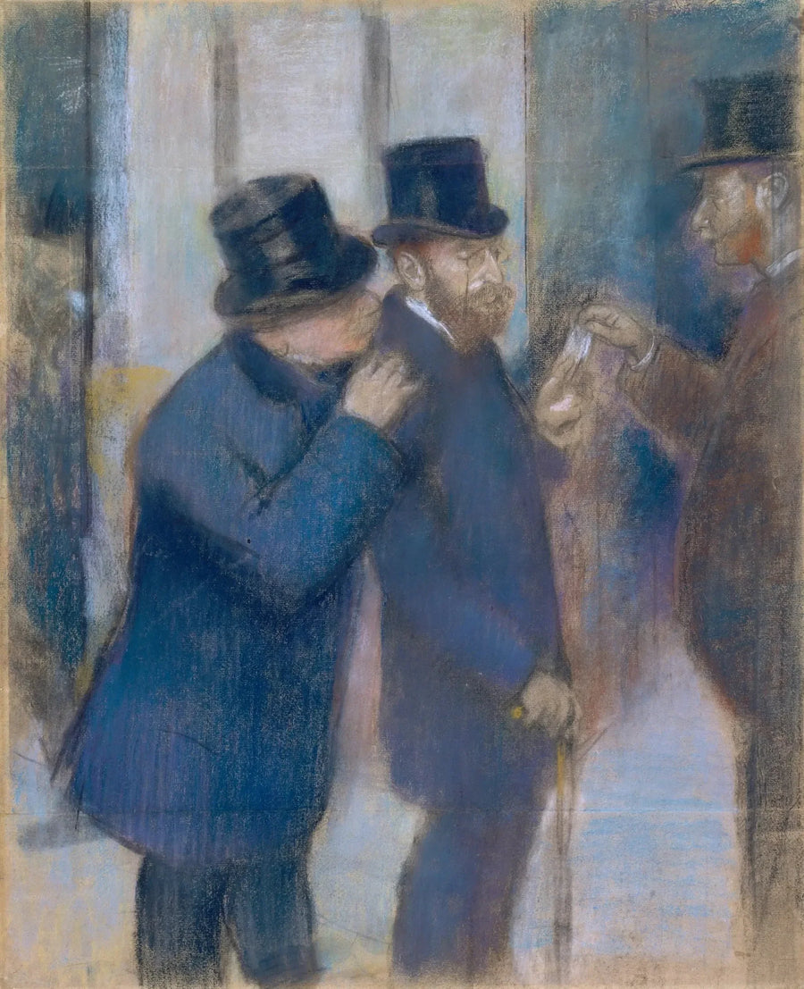 Porträtt på Börsen - Edgar Degas