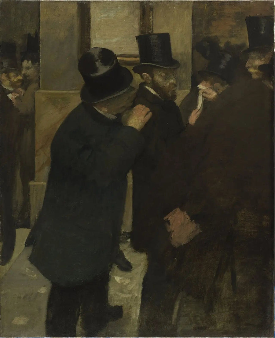 Porträtt på Börsen - Edgar Degas