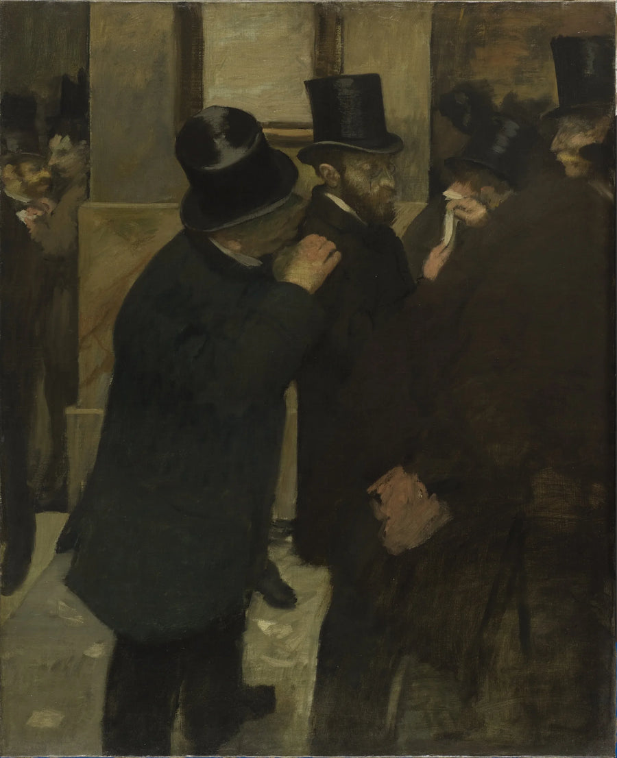 Porträtt på Börsen - Edgar Degas
