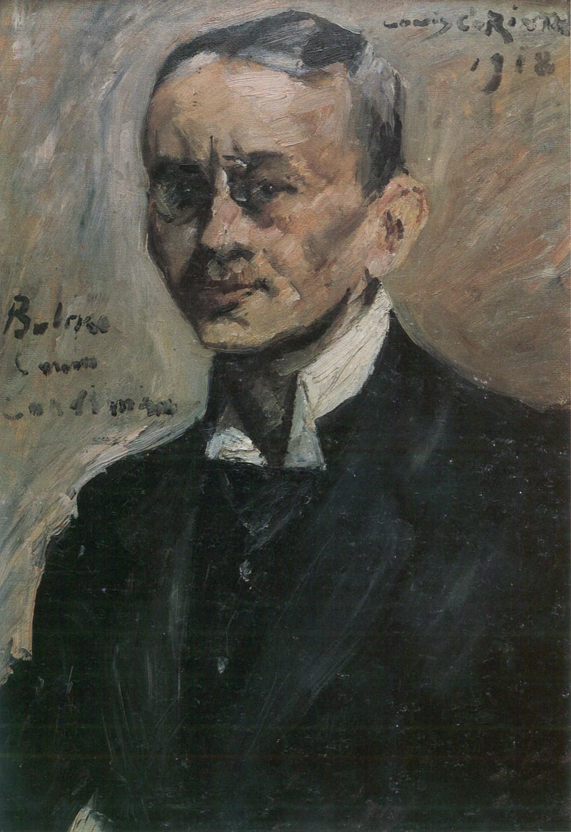 Porträt des Schriftstellers Carl Bulcke - Lovis Corinth