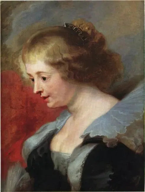 Porträtt av Hélène Fourment (1614-1673), efter 1630 - Peter Paul Rubens