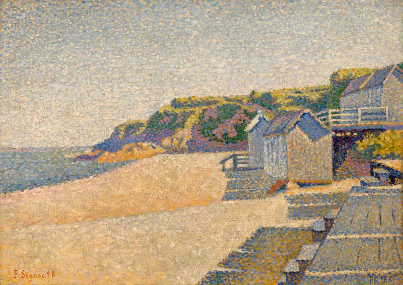 Portrieux, Badstugorna, Opus 185 (Grevinnans Strand) - Paul Signac