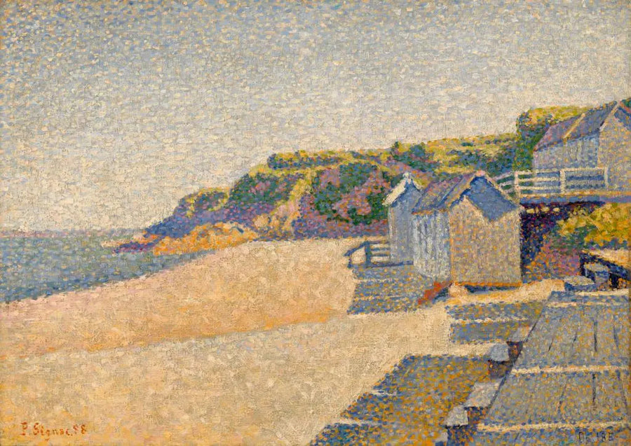 Portrieux, Badstugorna, Opus 185 (Grevinnans Strand) - Paul Signac