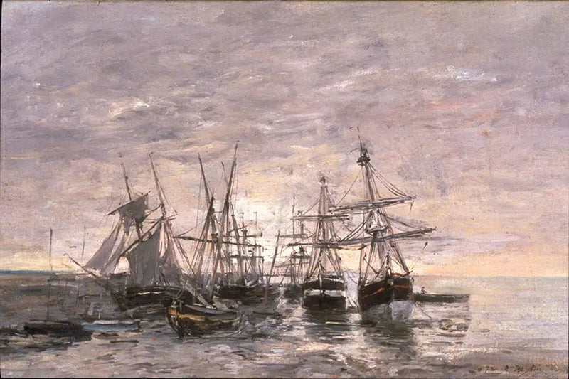 Portrieux - Lågvatten - Eugène Boudin