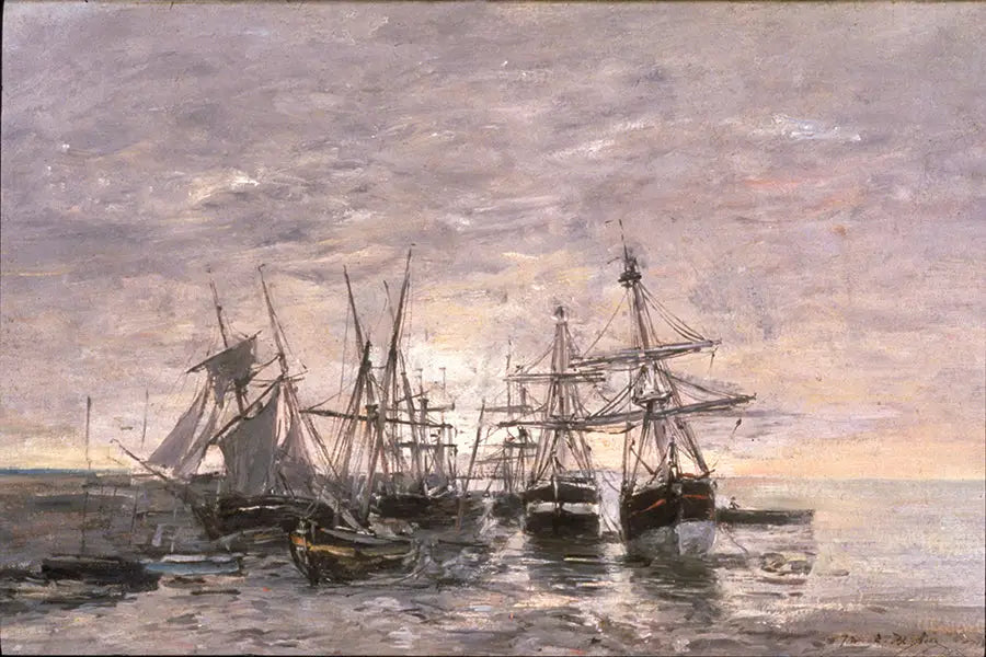 Portrieux - Lågvatten - Eugène Boudin
