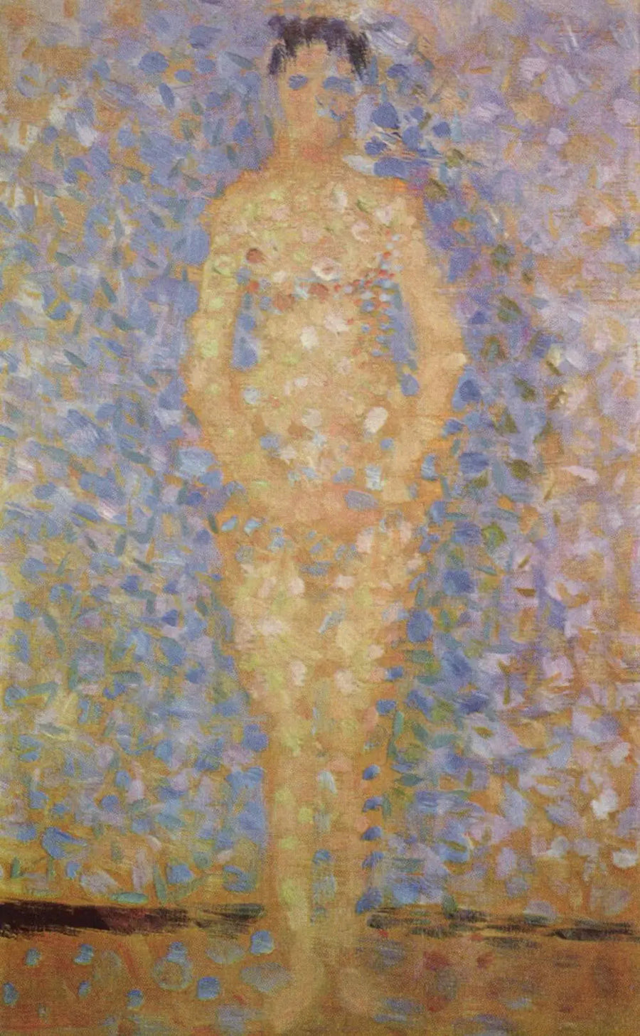 Stående modell, framifrån - Georges Seurat