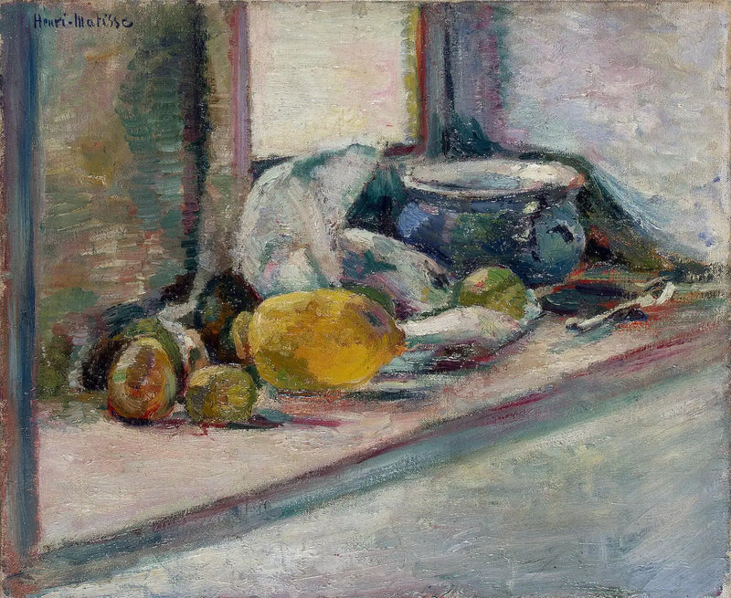 Blå kruka och citron - Henri Matisse