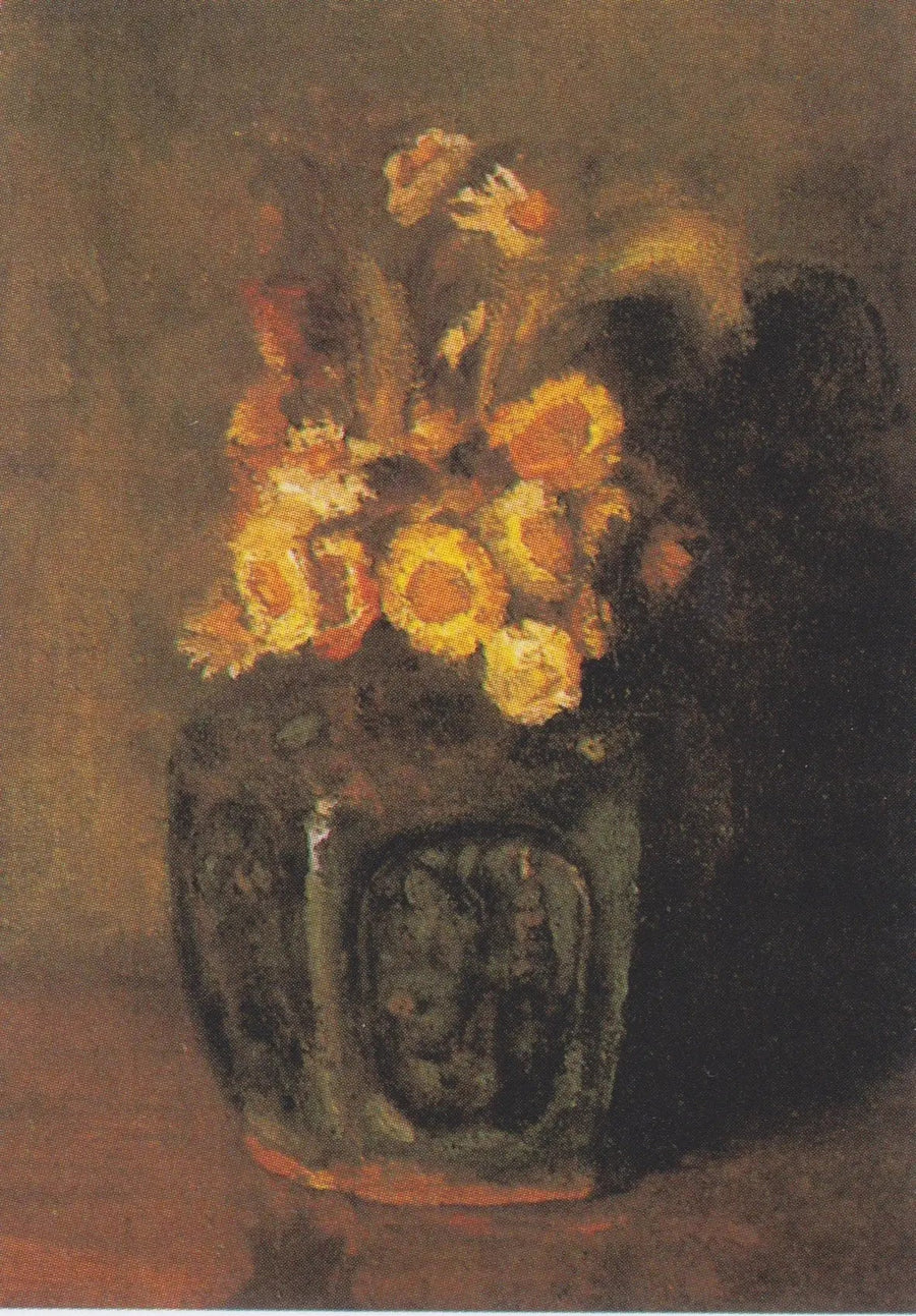 Ingefärskruka fylld med krysantemum - Vincent van Gogh
