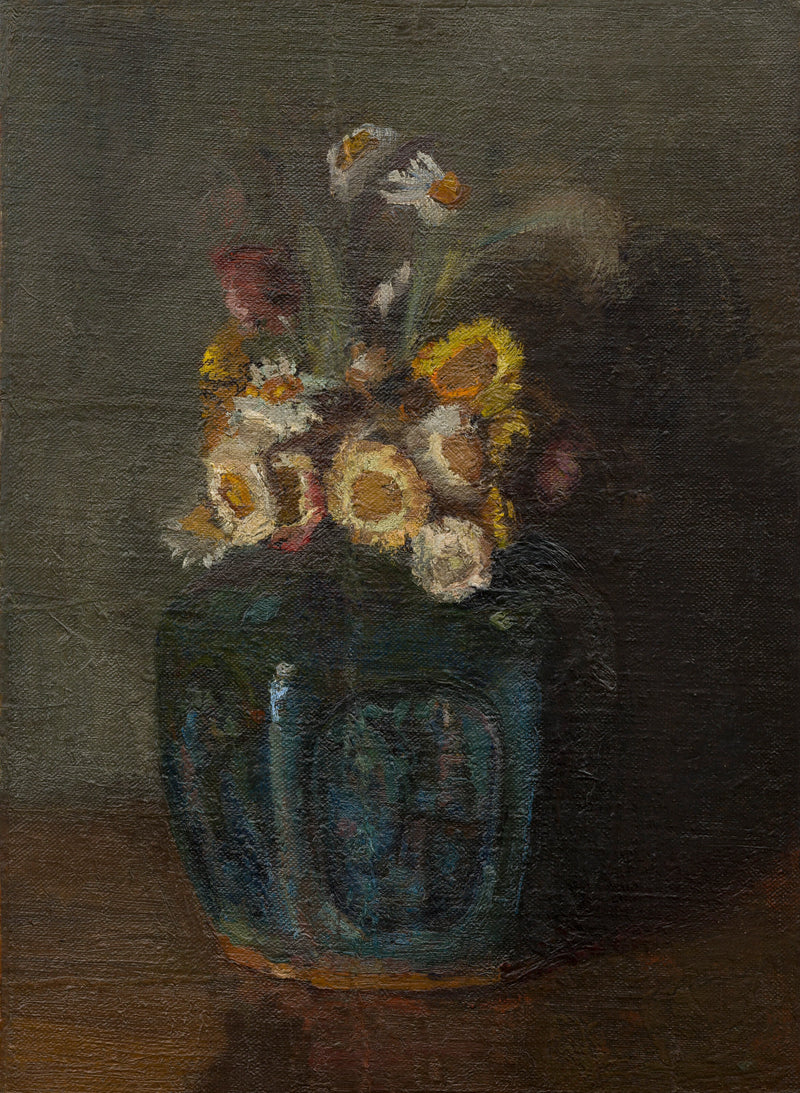Ingefärskruka fylld med krysantemum - Vincent van Gogh