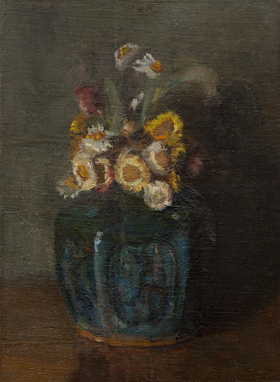 Ingefärskruka fylld med krysantemum - Vincent van Gogh