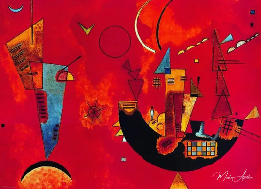 Pour et contre - Vassily Kandinsky - Reproductions de tableaux et peintures haut de gamme