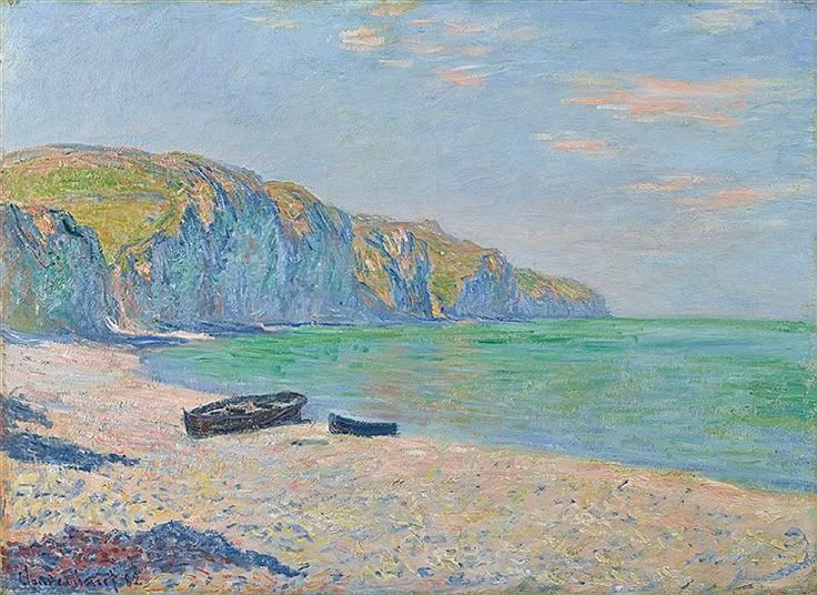 La Plage de Pourville - Reproduktion av målningar av Monet