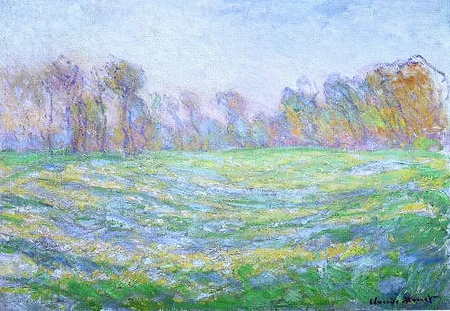 Äng i Giverny - Claude Monet
