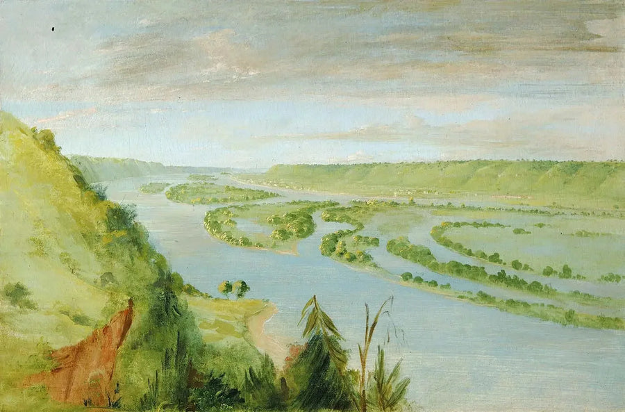 Prairie du Chien, USA:s garnison - George Catlin