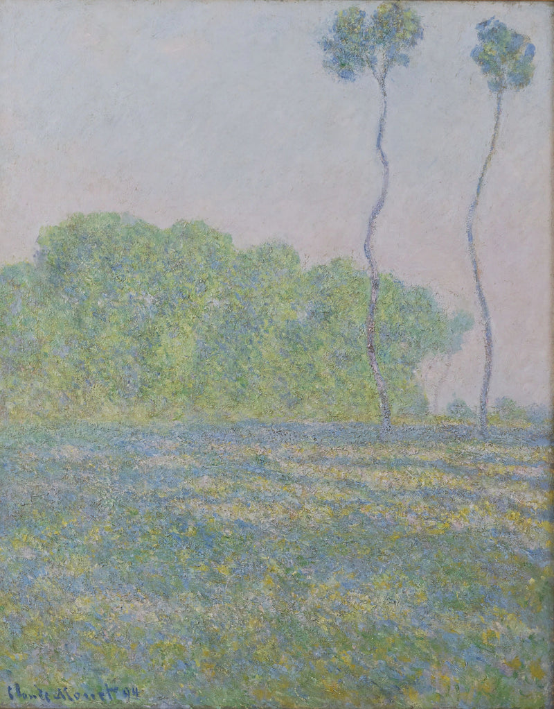 Prairie i Giverny W1368 - Claude Monet