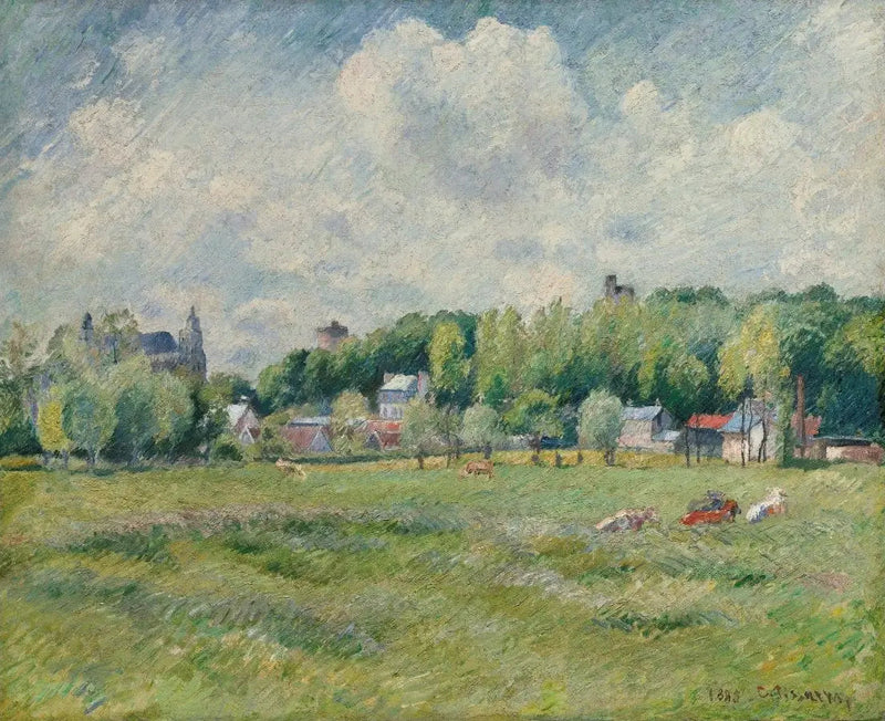 Prärien i Gisors - Camille Pissarro