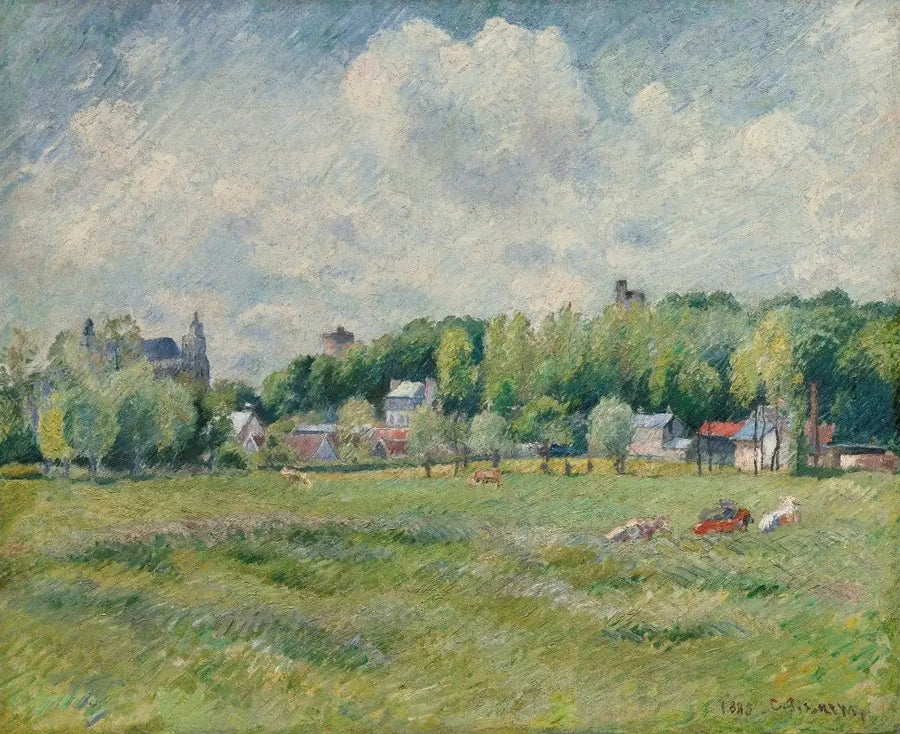 Prärien i Gisors - Camille Pissarro