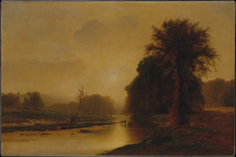 Höstvårfält - George Inness