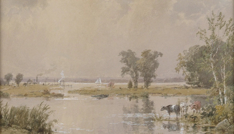 Hackensacks prärie - Jasper Francis Cropsey