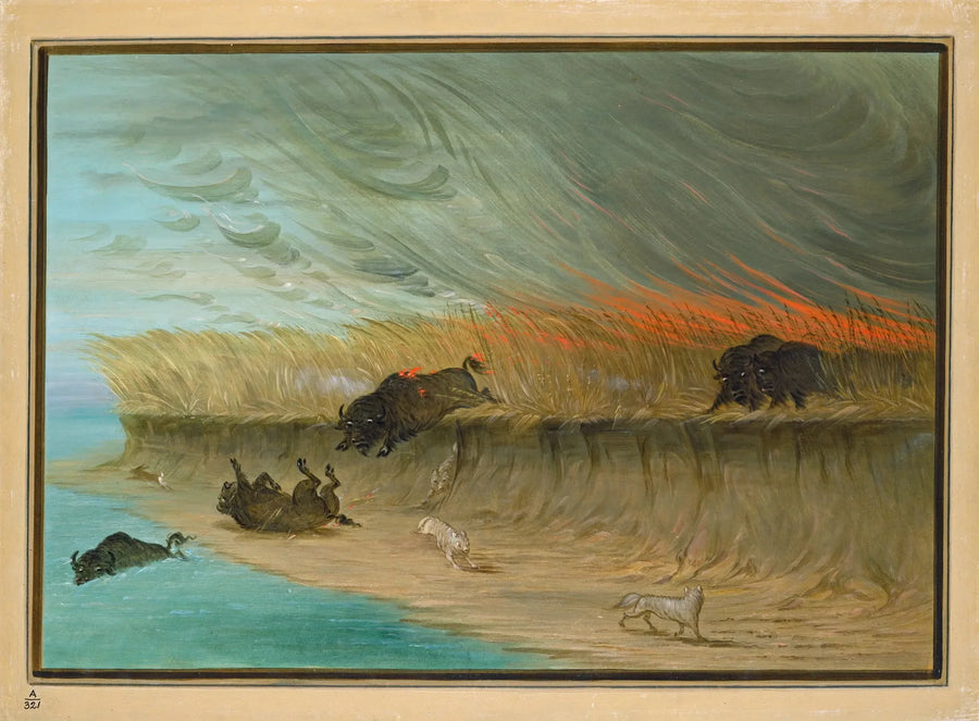 Prärien i brand - George Catlin