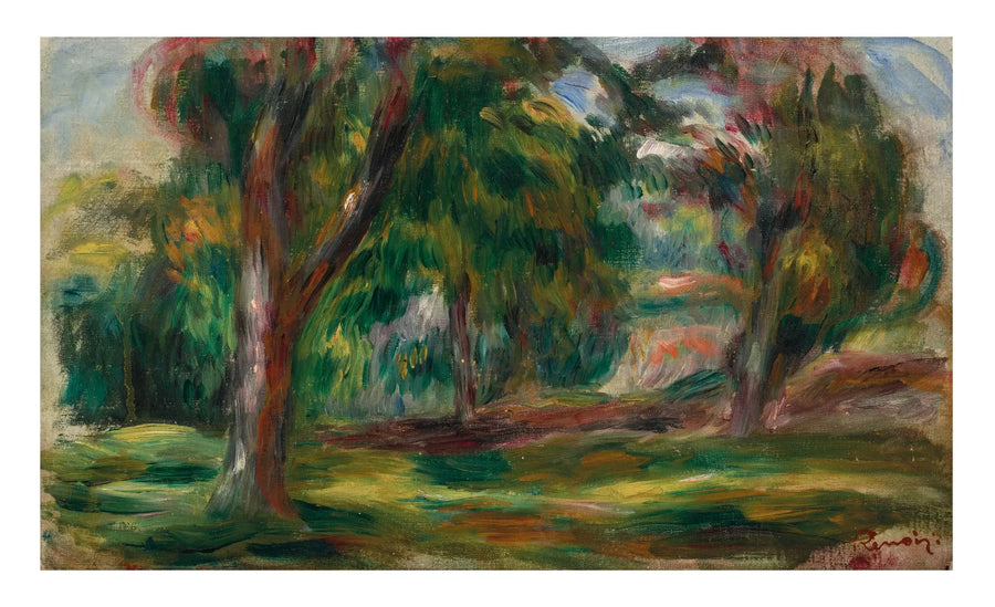 äng och träd - Pierre-Auguste Renoir