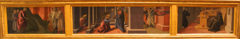 Prädella av altartavlan Barbadori - Fra Filippo Lippi