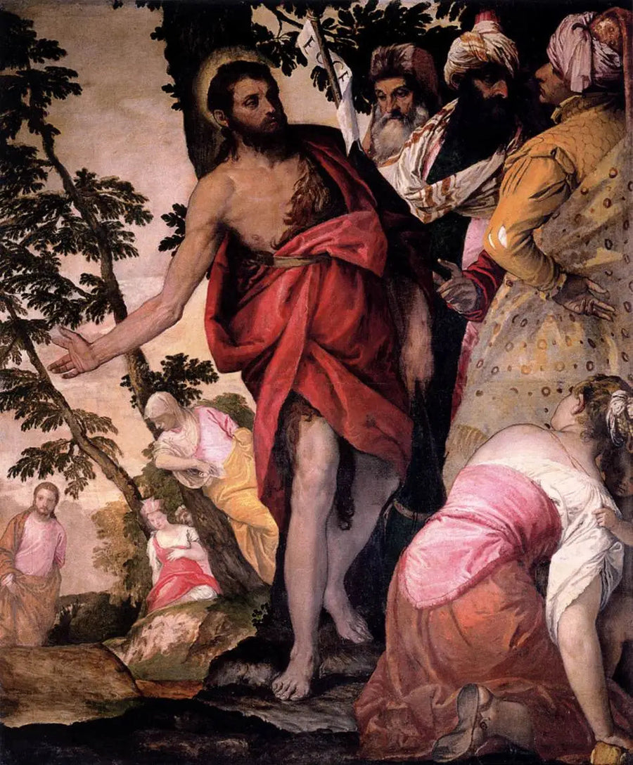 Predikan av Jean-Baptiste - Paul Véronèse