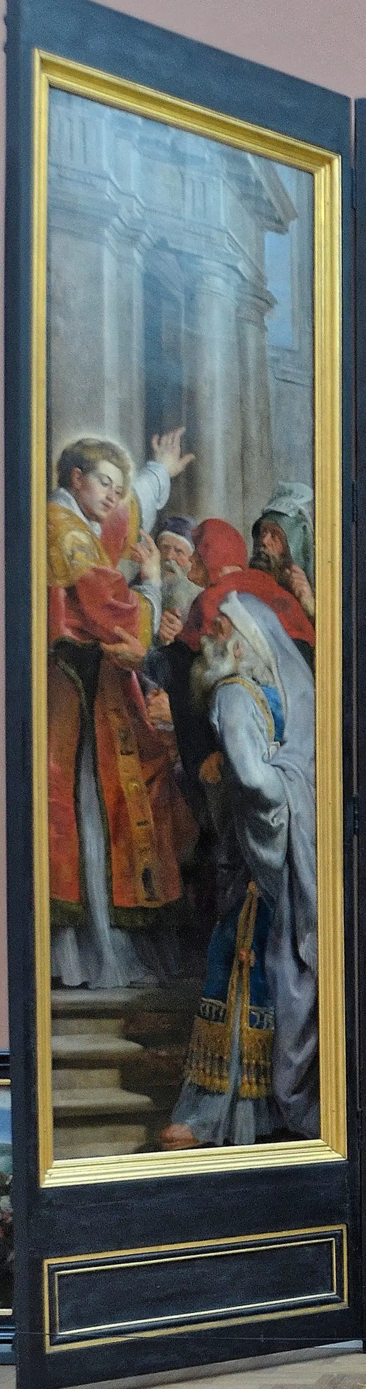 Predikan av den helige Stefan - Peter Paul Rubens