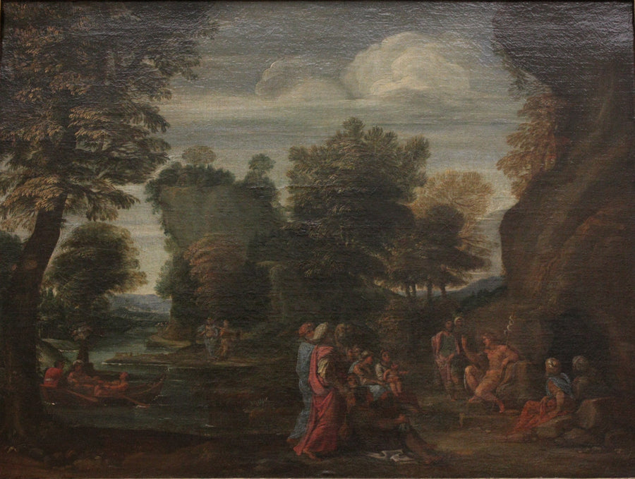 Predikan av Johannes Döparen - Annibale Carracci