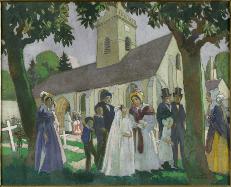 Léopoldines första kommunion i Fourqueux - Maurice Denis