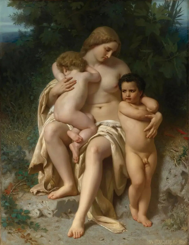 Första dispyten - Bouguereau