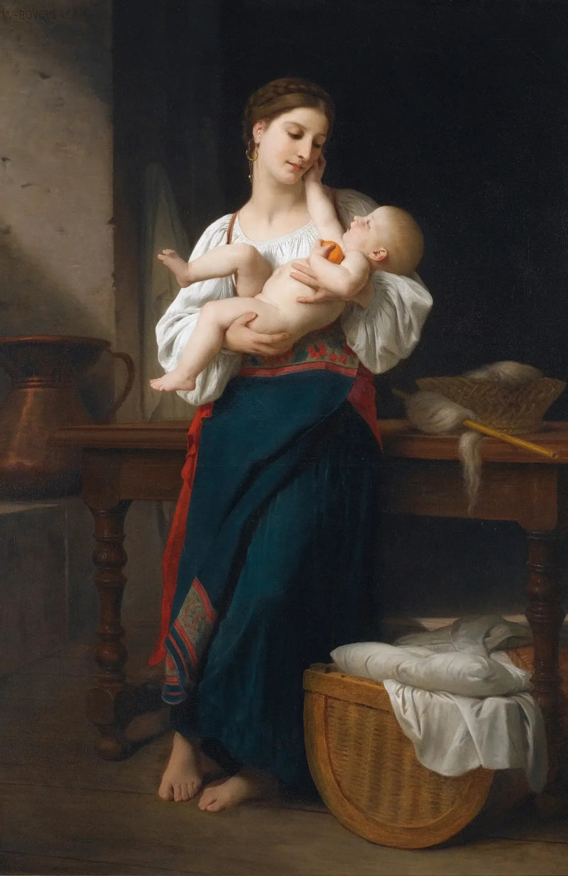 Första Kramar - Bouguereau