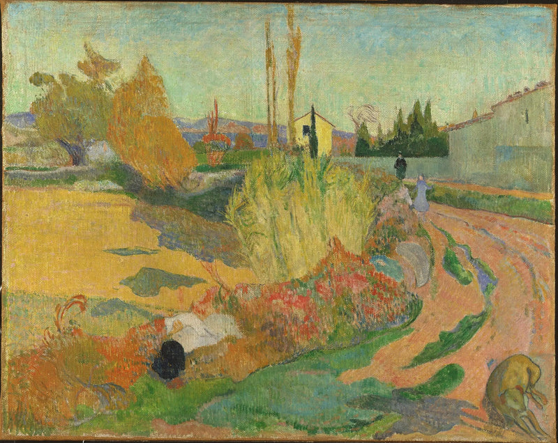 Nära Arles, eller Le Mas d'Arles - Paul Gauguin