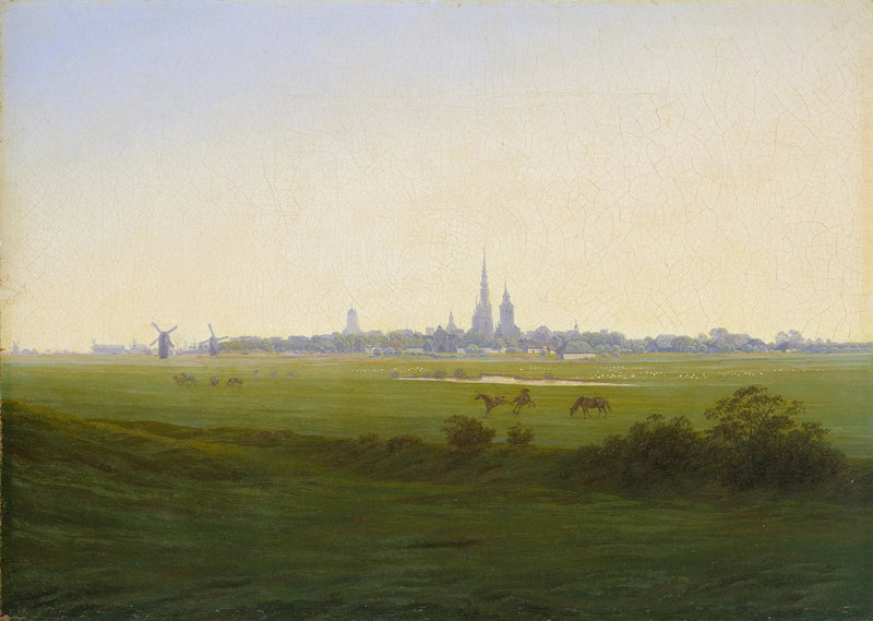 Nära Greifswald - Caspar David Friedrich
