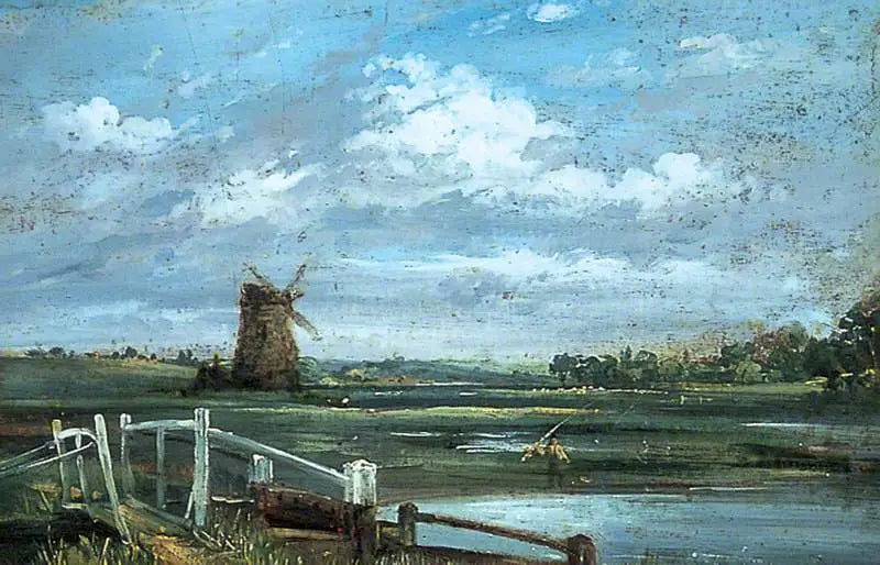 Nära Haddon, Derbyshire (?) - John Constable
