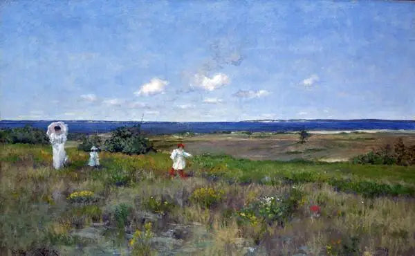 Nära stranden, Shinnecock - William Merritt Chase