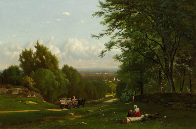 Nära Leeds, New York - George Inness