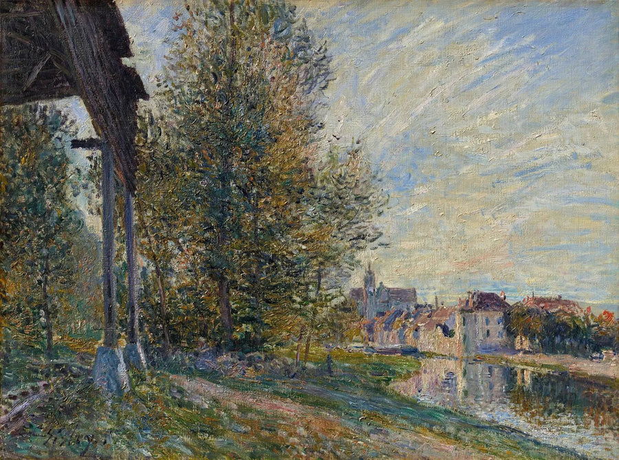 Nära Moret-sur-Loing - Alfred Sisley