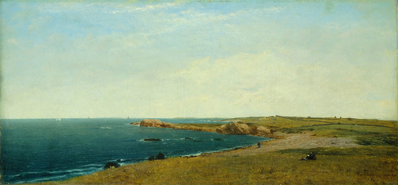 Nära Newport - John Frederick Kensett