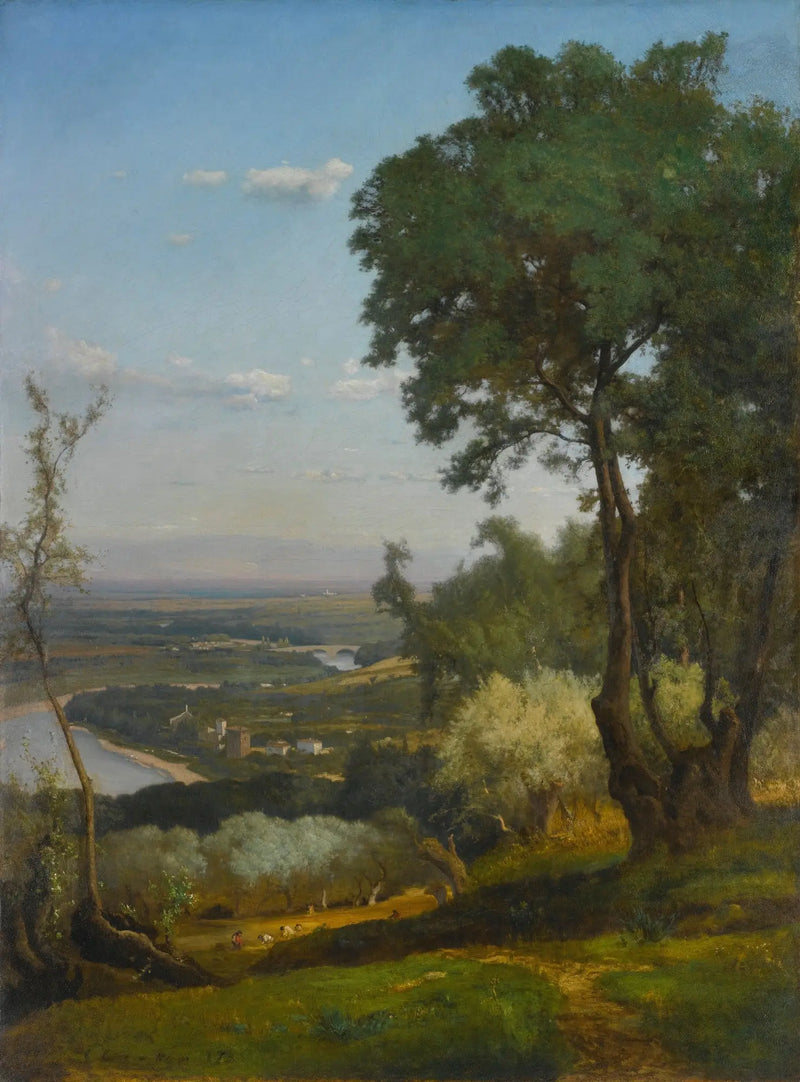Nära Perugia - George Inness