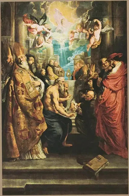 Verklig närvaro i det heliga sakramentet - Peter Paul Rubens