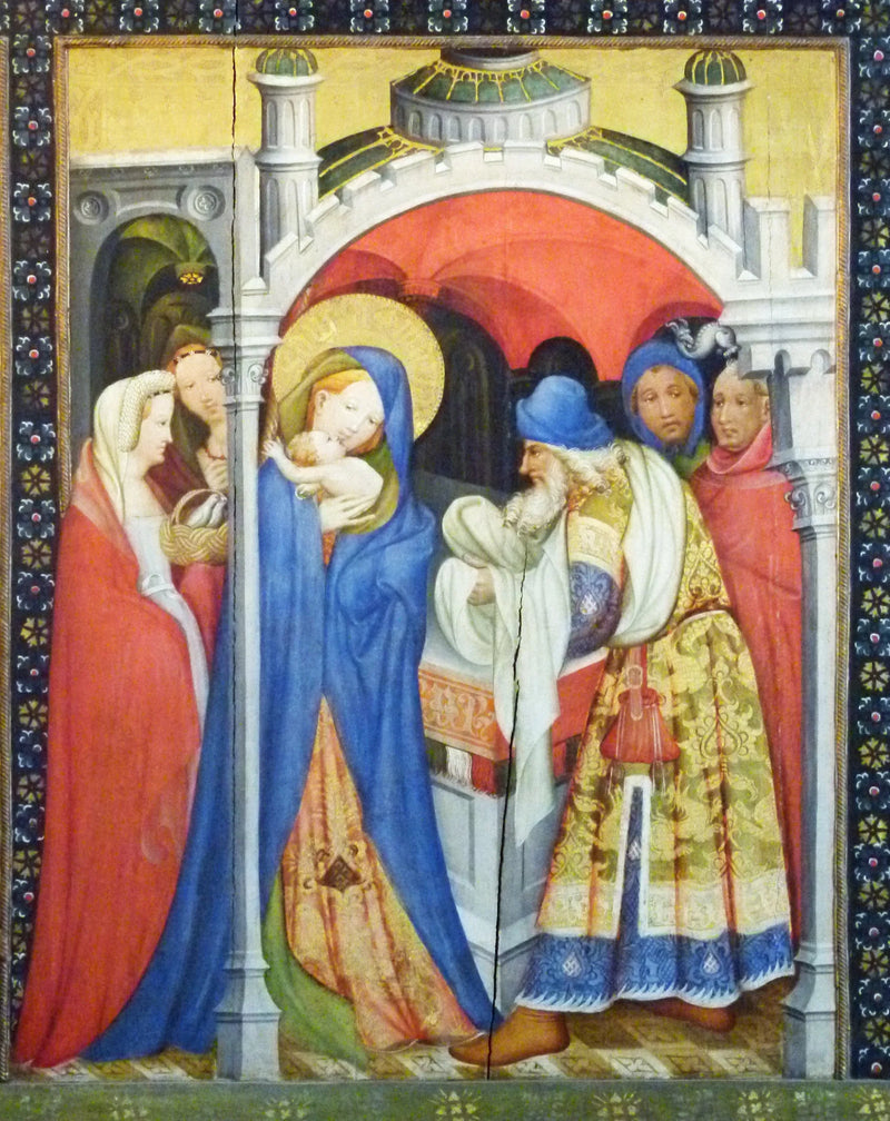 Presentation av Jesus i templet - Conrad von Soest