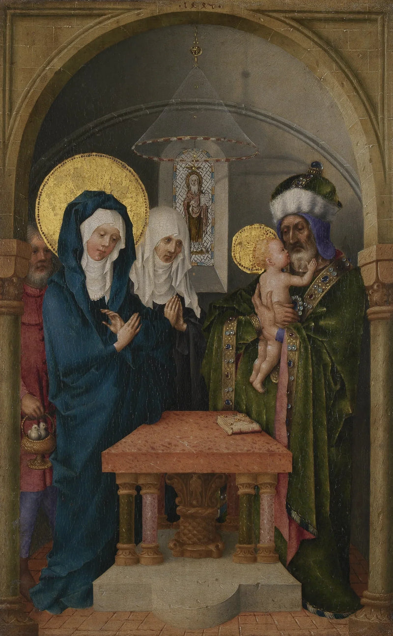 Presentation av Jesus i templet - Stefan Lochner