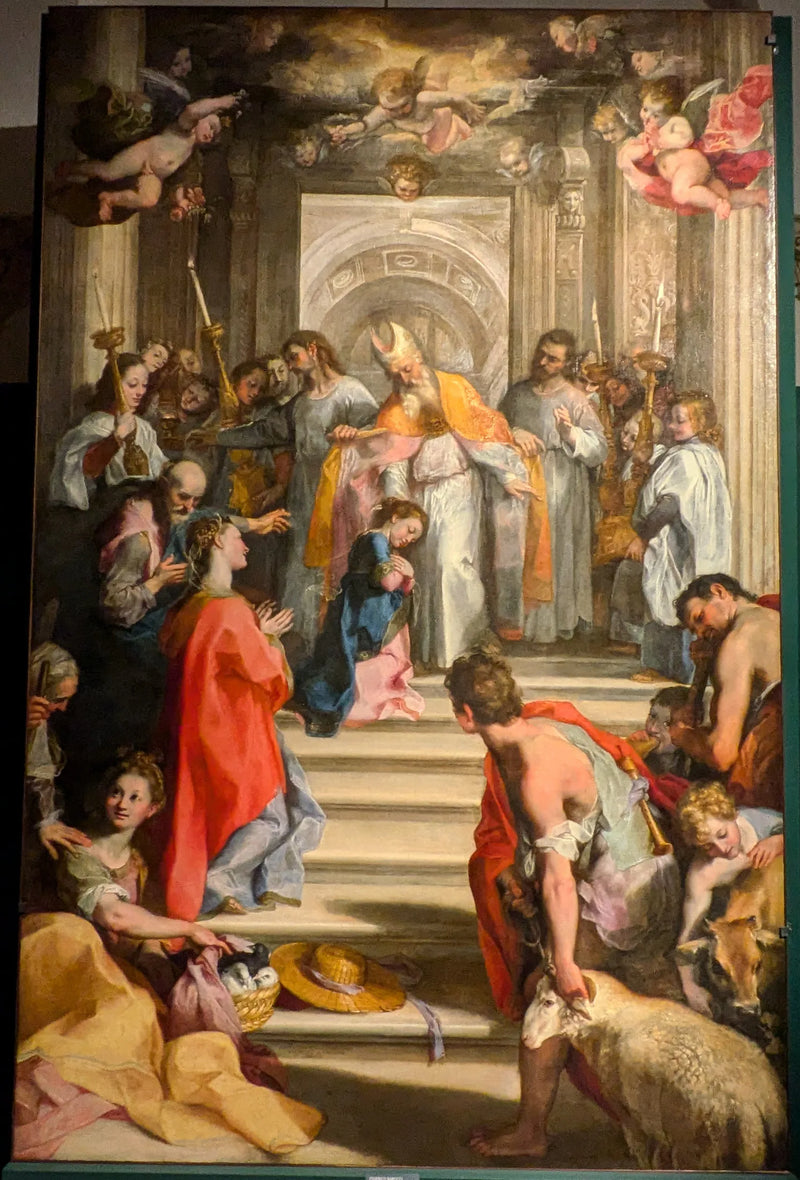 Presentation av Jungfru Maria i Templet - Federico Barroci