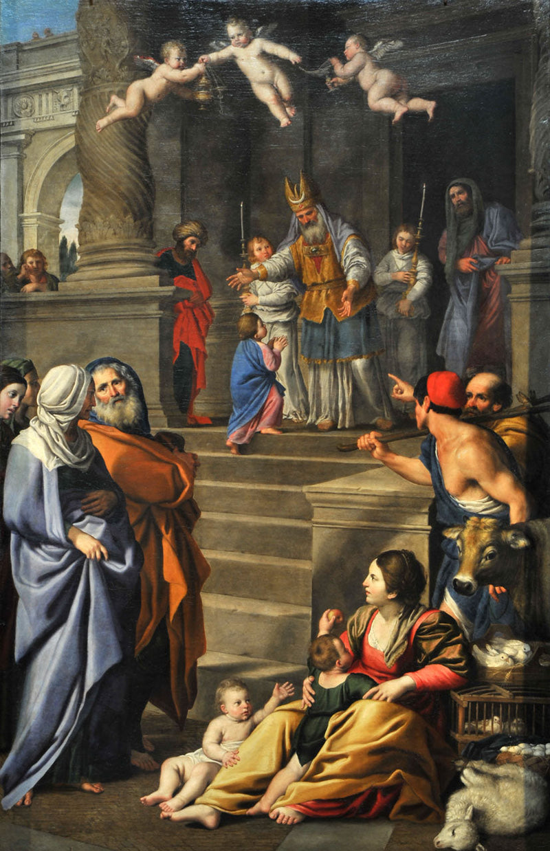 Presentation av Jungfru Maria - Domenichino