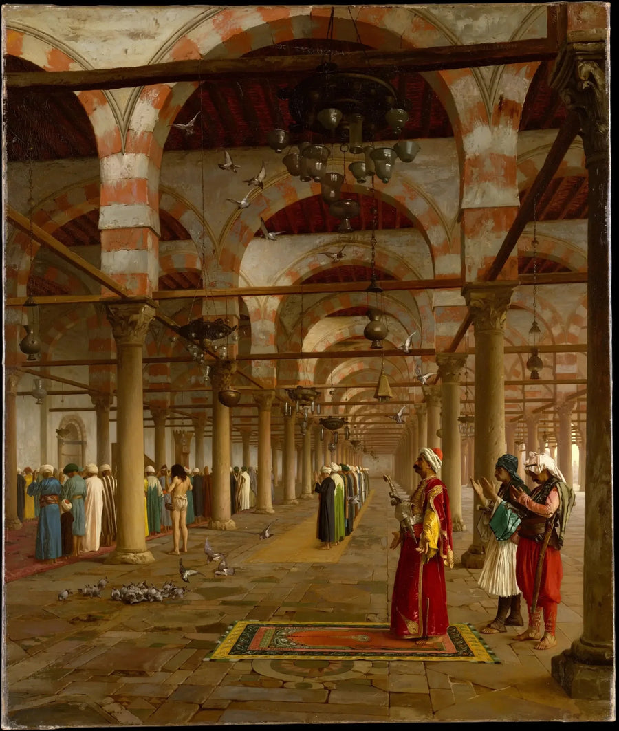 Bön i moskén - Jean-Léon Gérôme