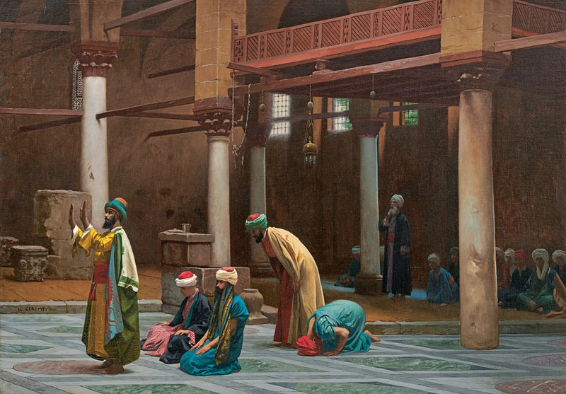 Bön i moskén - Jean-Léon Gérôme