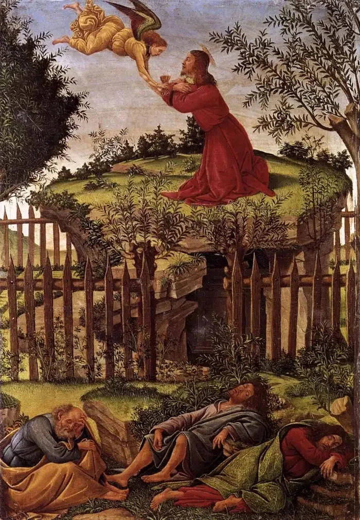 Bönen i Oliventrädgården - Sandro Botticelli