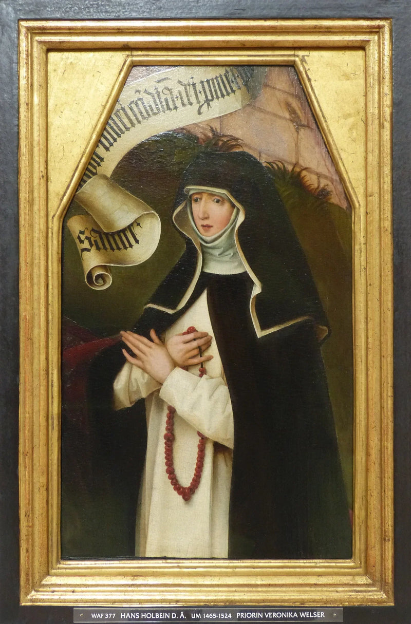 Prieure Veronica Welser - Hans Holbein den äldre